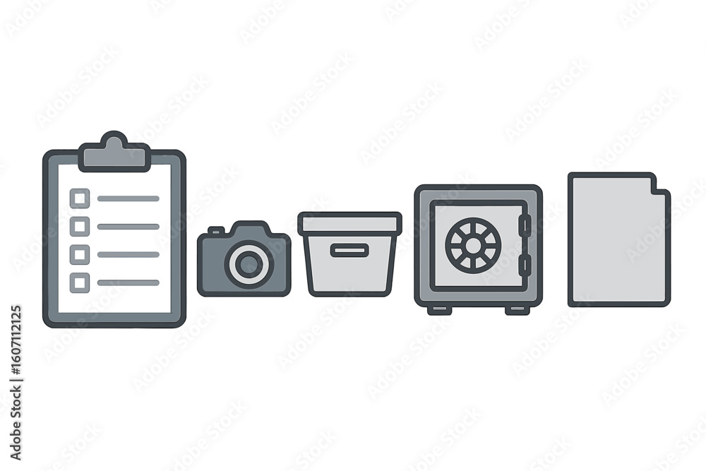 Poster tools for organization and documentation used in a secure workspace environment for effective projec