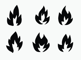 Fire symbol icon vector design.eps