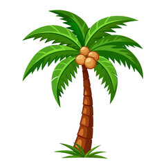 coconut palm tree