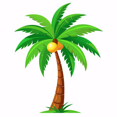 coconut palm tree