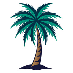 vector illustration of a palm