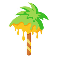 vector illustration of a palm tree