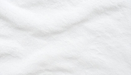 White Fleece Fabric Texture. Fold Surface. Textile Material. Background. © Väike Studio
