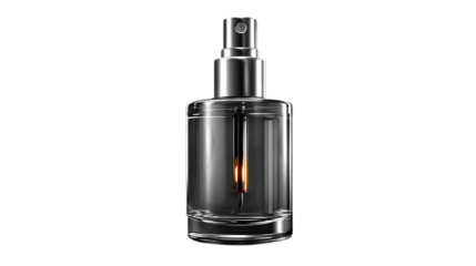 Travel perfume atomizer refillable isolated on transparent background