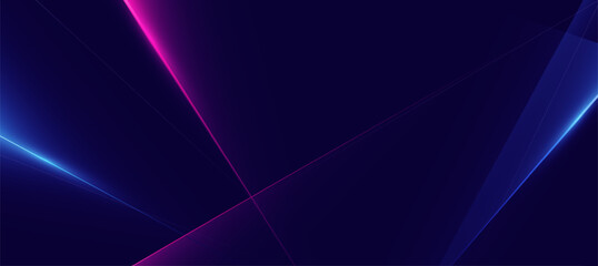 Abstract neon technology. Diagonal striped neon lines cyberpunk concept vector for presentation products or website background EPS 10