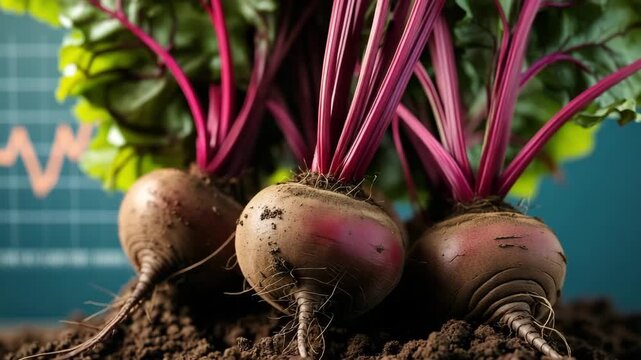 Harvesting fresh beets root vegetables organic farm still life photography rustic setting close-up view healthy eating
