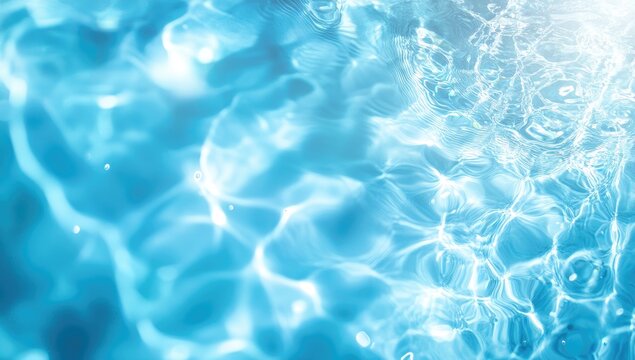 Abstract view of rippled water surface