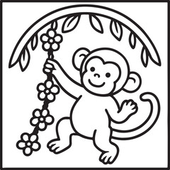 Cozy Moments Bold Line Coloring Page – Relaxing Hygge-Inspired Illustration