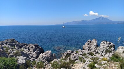 Sapri town in Salerno, Campania. Italy