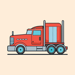 vector illustration of a tractor