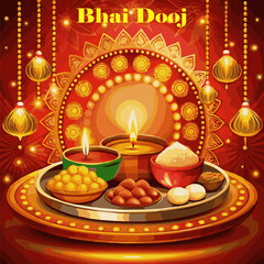  Happy Bhai Dooj photo design