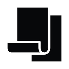 Paper icon design template