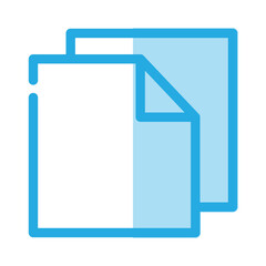 Paper icon design template