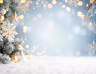 christmas background with balls