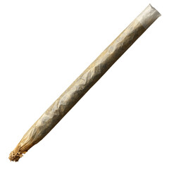Long, tapered, rolled item