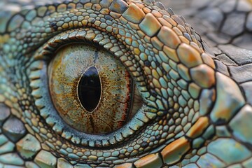 Naklejka premium iguana eye