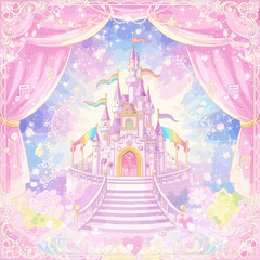 Rainbow Royalty: A Fantasy Castle