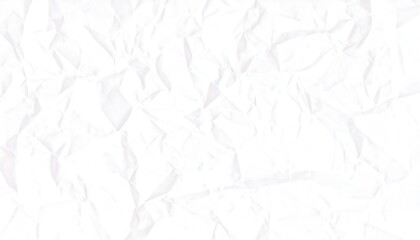 Crumpled white paper texture
