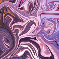 Abstract fluid marble pattern in pink and violet tones with organic swirls and flowing texture. Great for backgrounds and artistic prints. Marble, Fluid, Abstract, Texture, Swirl.
