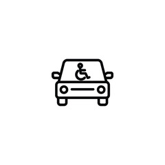 Accessible Car Decal Icon