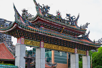 Fototapeta premium 台湾・台北 龍山寺