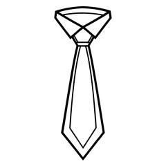 Classic Necktie – Art Vector Illustration