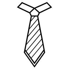 Classic Necktie – Art Vector Illustration