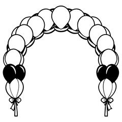 Balloon Arch Kit vector
