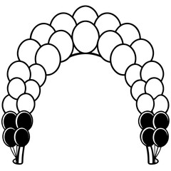 Balloon Arch Kit vector