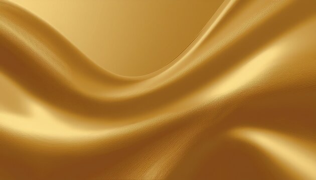 abstract gold color background with curves and waves modern golden business and technology 3d wallpaper design metallic gradient silk texture