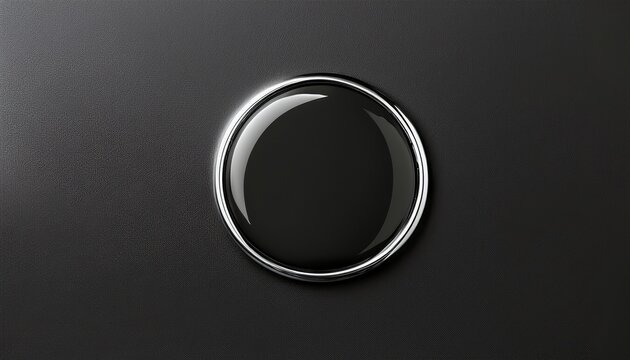 empty enamel pin mockup blank round black silver lapel badge mock up