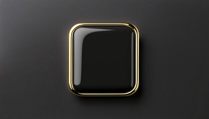 empty enamel pin mockup blank square black gold lapel badge mock up