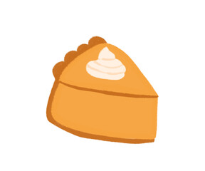 piece of pumpkin cake