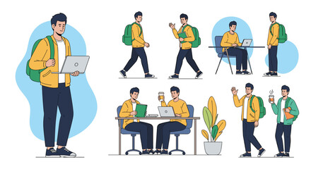 Modern student lifestyle activities and digital engagement with technology and learning resources