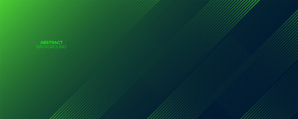 Abstract modern blue green gradient background with glowing lines. Geometric lines pattern. Futuristic graphic. Suit for brochure, business, cover, poster, website, banner