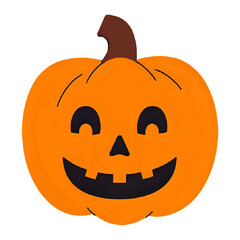 Fototapeta premium halloween pumpkin isolated on white