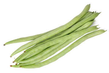 The Green bean photo with high resolution and focus stack technique.