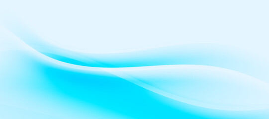 Abstract blue background with white wave. Modern wave shape graphic element. Elegant design.