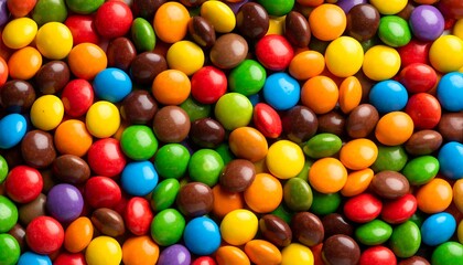 Obraz premium Colorful round candies (2)