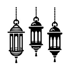 Obraz premium wrought iron street lamp