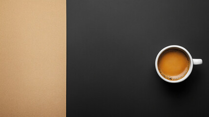 latte coffee art for copy space