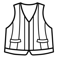 Sleeveless Vest – art vector