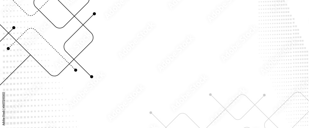 Poster vectors abstract black connecting lines and dots. network connection and global communication techno