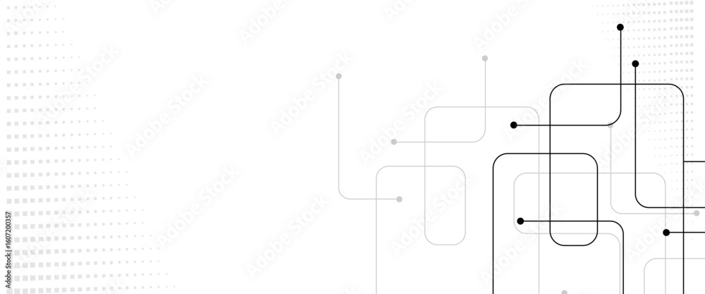 Poster vectors abstract connecting lines and dots. social networking, network connection and global communi