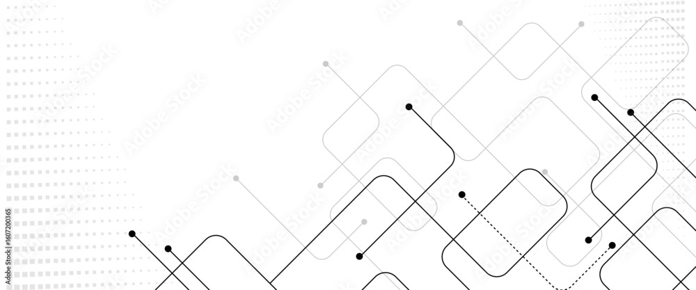 Poster vectors abstract connecting lines and dots. social networking, network connection and global communi