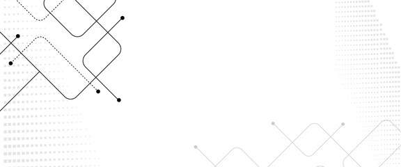 Vectors Abstract black connecting lines and dots. network connection and global communication technology background.