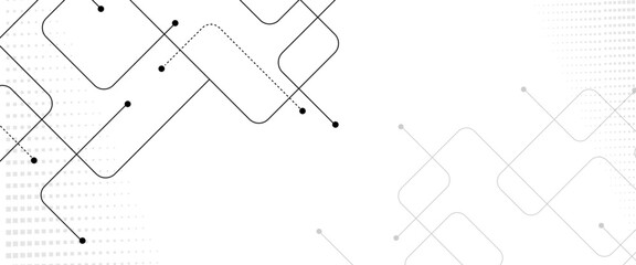 Vectors Abstract black connecting lines and dots. network connection and global communication technology background.