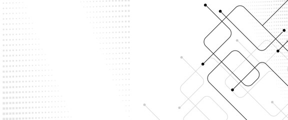 Vectors Abstract connecting lines and dots. Social networking, network connection and global communication technology background.