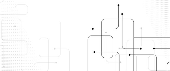 Abstract background electronic printed circuit board, with dot and connection line.