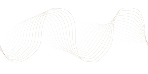 digital wave striped brown soft line white gray wavey curve line minimal concept creativity elegant graphic design use for banner, wallpaper, poster, web vector illustration.